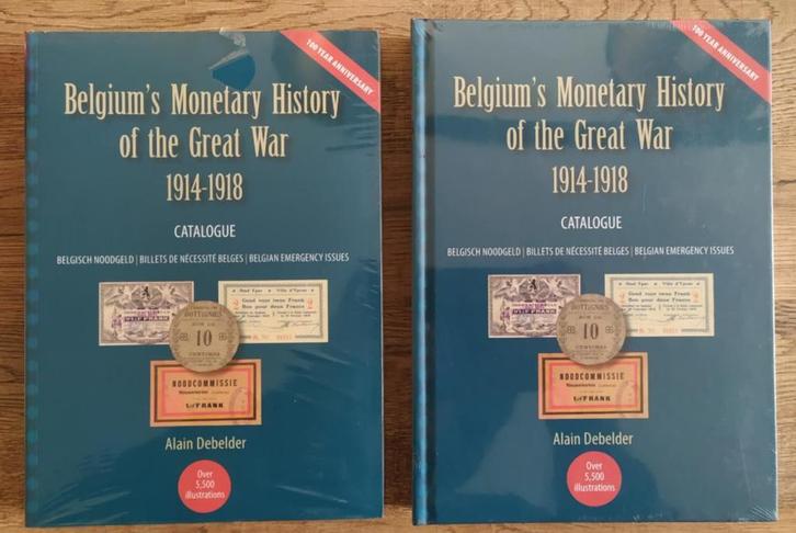 Catalogus noodgeld Belgie 1914-1918, Postzegels en Munten, Munten en Bankbiljetten | Toebehoren, Boek of Naslagwerk, Ophalen of Verzenden