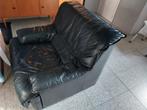 lederen zetel - gratis, Ophalen, Gebruikt, Eenpersoons, 100 tot 125 cm