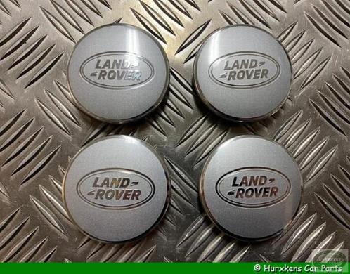 Wielafdekking Centercap Land Rover zilver / chrome set van 4, Autos : Pièces & Accessoires, Autres pièces automobiles, Neuf, Enlèvement ou Envoi