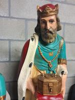 Belles grandes statues de Noël anciennes en plâtre provenant, Enlèvement