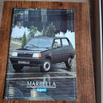 SEAT  MARBELLA  1986, Boeken, Auto's | Folders en Tijdschriften, Ophalen of Verzenden, Nieuw, Overige merken