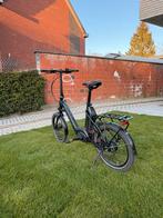 VICTORIA E-FOLDING 7.6 BLACK MATT/BLUE, Fietsen en Brommers, Elektrische fietsen, Ophalen, Zo goed als nieuw