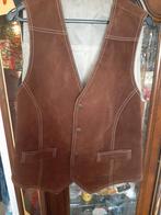 Gilet man in leder maat L, Ophalen, Maat 52/54 (L)