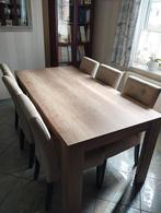 Table et 6 chaises, Maison & Meubles, Comme neuf, Autres matériaux, Cottage, 50 à 100 cm