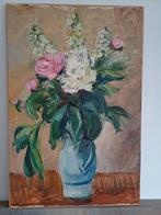 Schilderij M.VAN DEN BEMPT "Bloemenstilleven"  60X40, Enlèvement