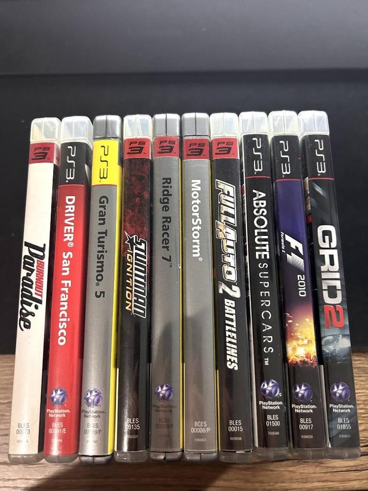 PS3 Bundel – Racefanaten Pakket, Games en Spelcomputers, Games | Sony PlayStation 3, Zo goed als nieuw, Racen en Vliegen, 1 speler