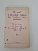 RSCA, rsc Anderlecht, 1934-35, foto van spelers, zeer zeldza, Ophalen, Zo goed als nieuw