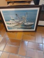 image de cadre du navire de pêche, Enlèvement