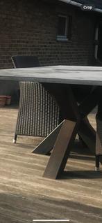 Tafel blad in steen en ondervoet gratis op te halen, Huis en Inrichting, Tafels | Eettafels, 200 cm of meer, 150 tot 200 cm, Gebruikt