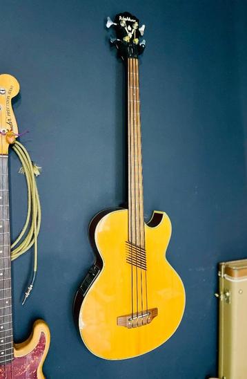 Washburn AB20 acoustic bass, Musique & Instruments, Enlèvement, Utilisé, Semi-acoustique
