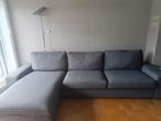 IKEA zetel - 3 zit chaise longue - antraciet, Huis en Inrichting, Zetels | Zetels en Chaises Longues, Ophalen, Hout, Gebruikt