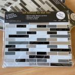 3 Paquets de 10 Stickers 27,9x23,5cm Noir Gris Carrelage
