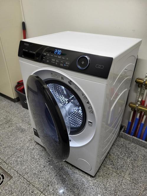 Wasmachine Haier HW90-B14959U, Elektronische apparatuur, Wasmachines, Zo goed als nieuw, Voorlader, 8 tot 10 kg, 85 tot 90 cm