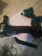 Set MAKITA SLIJPER en SLAGSCHROEVENDRAAIER, Ophalen, Variabele snelheid, 400 tot 600 watt, Zo goed als nieuw