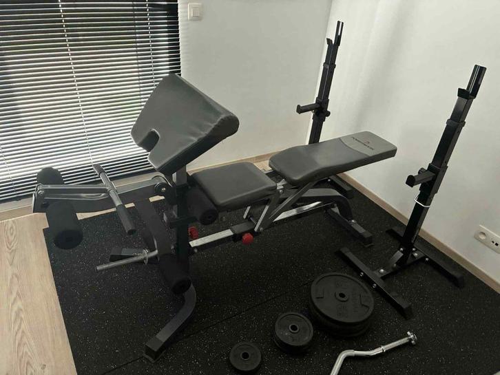 Fitness bench, Sport en Fitness, Fitnessapparatuur, Zo goed als nieuw, Krachtstation, Overige materialen, Ophalen