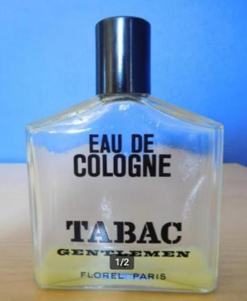 Flacon d'Eau de Cologne Tabac Gentlemen par Florel Paris, disponible aux enchères