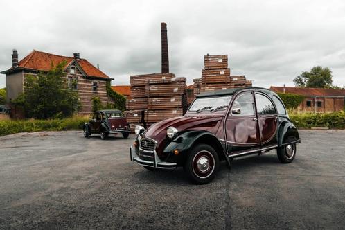 Citroën 2CV Charleston, Auto's, Citroën, Bedrijf, Te koop, 2CV, Benzine, Berline, 4 deurs, Handgeschakeld, Zwart, Grijs, Stof