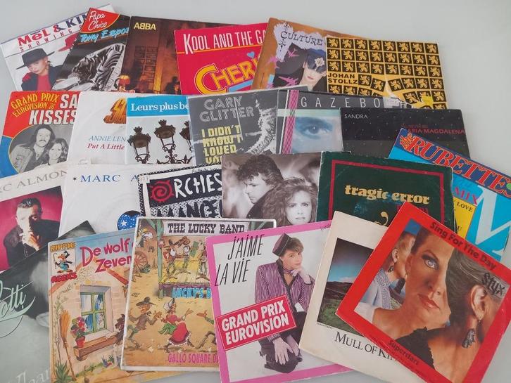 *6 voor 10€* 7" vinyl single Pop Rock Chanson 80s New Wave, Cd's en Dvd's, Vinyl Singles, Single, Pop, 7 inch, Ophalen of Verzenden