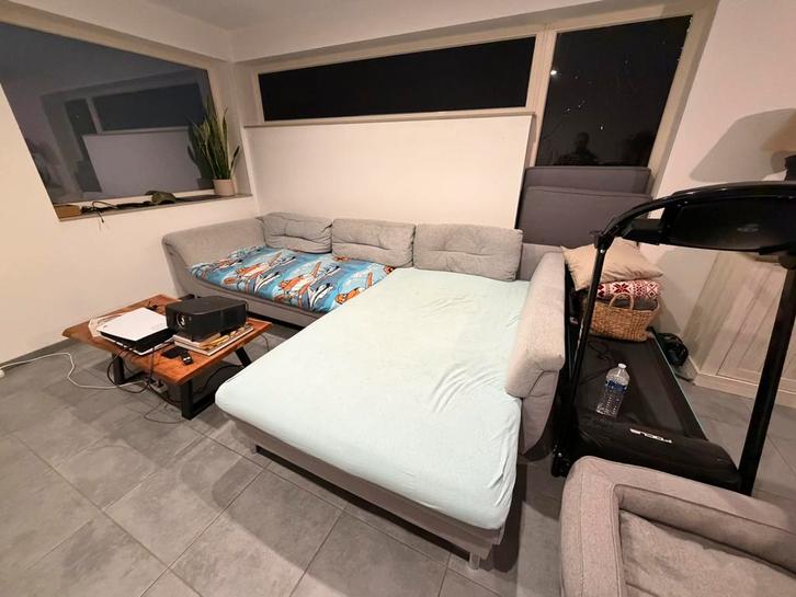 Sofa, Maison & Meubles, Canapés | Salons, Utilisé, Banc d'angle, Quatre personnes ou plus, 300 cm ou plus, 125 à 150 cm, Tissus