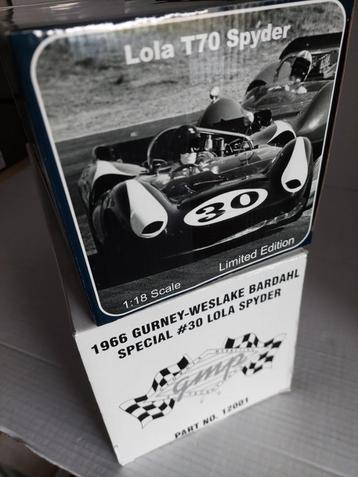 GMP Lola T70 spyder 1966 beschikbaar voor biedingen