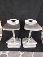 2 tabourets de bar tout aluminium années 80 INDECASAS, 2 tabourets, Pivotant