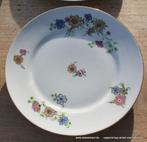 Retro vintage antieke oude borden met bloemen, Verzamelen, Ophalen of Verzenden