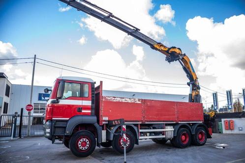 MAN TGS 41.400 BB + EFFER 525/6x+JIB 6x (bj 2013), Auto's, Vrachtwagens, Bedrijf, Te koop, Elektrische ramen, MAN, Diesel, Euro 5