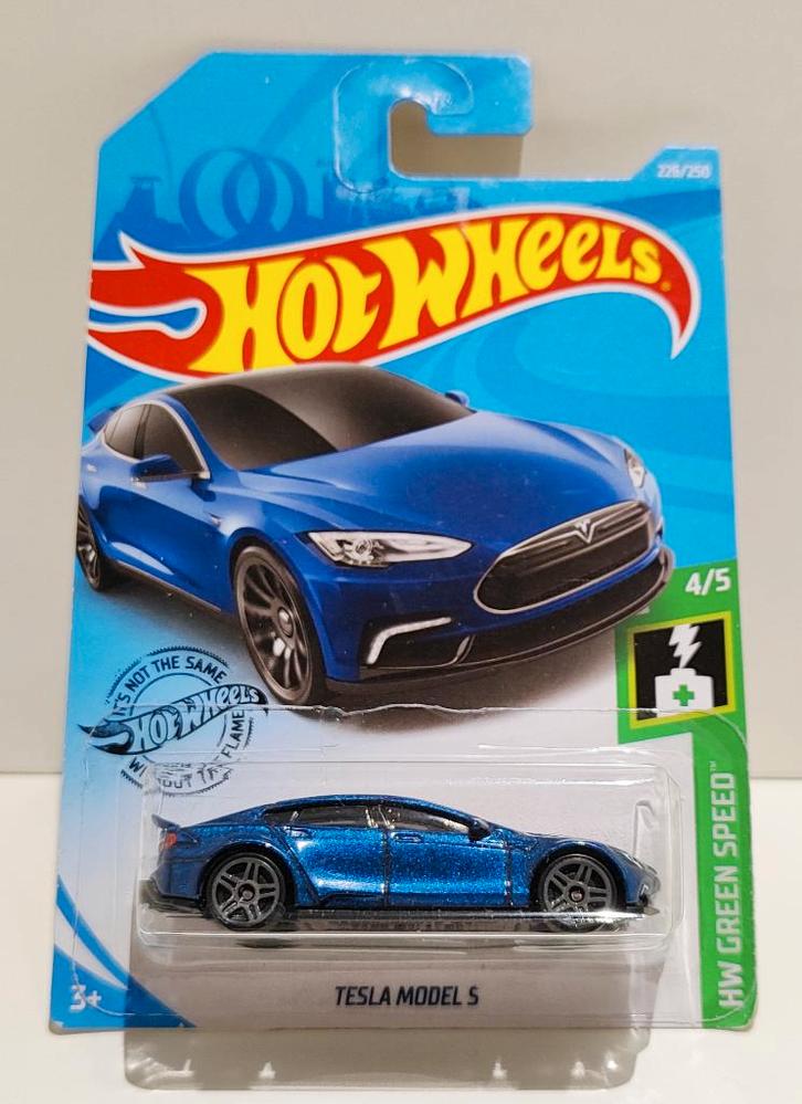 Hot Wheels Tesla Model S Green Speed (2018), Hobby & Loisirs créatifs, Voitures miniatures | Échelles Autre, Enlèvement ou Envoi