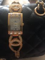 Dames horloge met veel swarovski volledig nieuw, Overige merken, Staal, Staal, Polshorloge