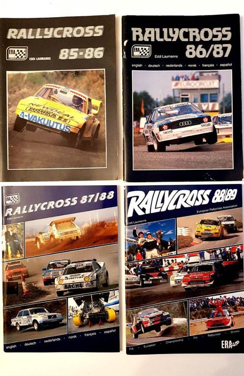 Autosport-Rallycross Jaarboek 85/86 - 86/87 - 87/88 - 88/89, Boeken, Auto's | Boeken, Zo goed als nieuw, Ophalen of Verzenden