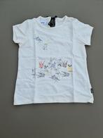 wit t-shirt met gestreepte meisjes, Filou & Friends, 128, Kinderen en Baby's, Kinderkleding | Maat 128, Ophalen of Verzenden, Zo goed als nieuw