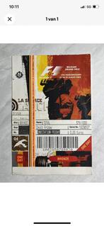 GEZOCHT/ oude tickets belgian grand prix, Tickets en Kaartjes