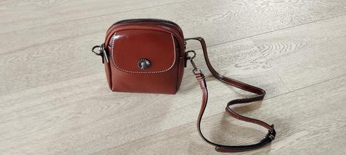 Sac à Bandoulière Femme en Cuir, Handtassen en Accessoires, Tassen | Schoudertassen, Nieuw, Overige merken, Bruin, Leer, Ophalen