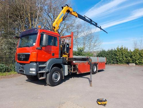 MAN TGS 18.360 4H4 hydrodr. + Effer165 4x hydr. + 2x mech., Auto's, Vrachtwagens, Bedrijf, Te koop, 4x4, ABS, Airconditioning