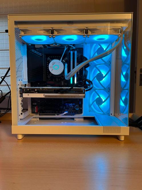gaming pc i7 14700K rtx 4070 8tb ss 49” oled, Computers en Software, Desktop Pc's, 16 GB, Gaming, Ophalen