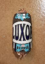Oud emaille fietsplaatje Luxor (70 jaar oud), Ophalen