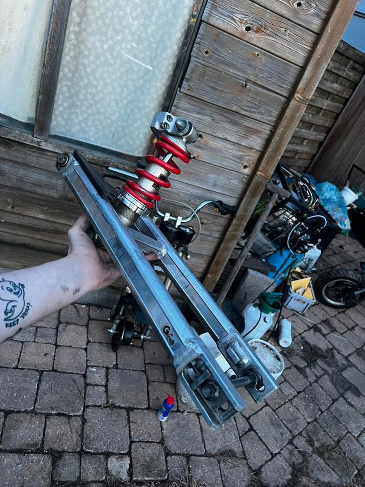 Gcraft monkey monoveer achterbrug, Autos : Divers, Remorques Pièces, Comme neuf, Enlèvement