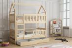 Stapelbed Huis 2 kinder 160x75 en 180x75 matrassen, Lits superposés, Envoi, Neuf