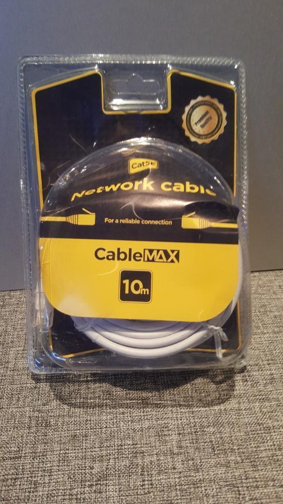 NETWERKKABEL CABLEMAX 10M, Computers en Software, Pc- en Netwerkkabels, Nieuw, Ophalen of Verzenden