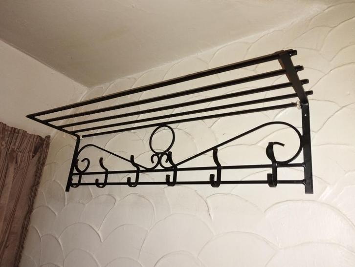 Porte manteaux  etc. Fer forgé URGENT, Huis en Inrichting, Woonaccessoires | Kapstokken, Gebruikt, Wandkapstok, Metaal, Ophalen