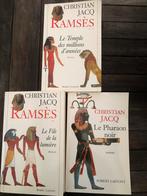 Christian Jacq - Ramsès - 3 livres, Boeken, Ophalen of Verzenden, Gelezen