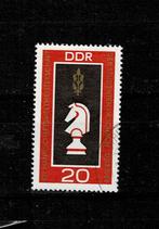 EUROPA DUITSLAND D.D.R. SCHAKEN 1 POSTZEGEL GESTEMPELD, Ophalen of Verzenden, DDR, Gestempeld