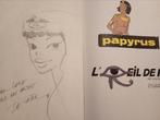 Papyrus 18 L'œil de Ré De Gieter EO dédicacé TBE, Livres, De Gieter, Enlèvement ou Envoi, Une BD, Comme neuf