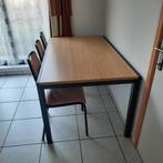 Uitschuifbare tafel van 6 tot 12 personen, Huis en Inrichting, Tafels | Eettafels, Ophalen, Gebruikt, Kersenhout, 200 cm of meer