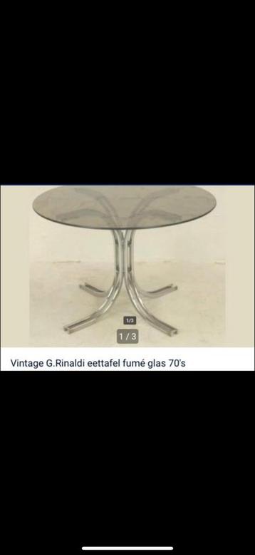 Vintage Jaren 70 G. Rinaldi tafel beschikbaar voor biedingen