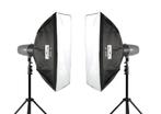 Flash Metz Mecastudio Sl-400 (les 2 flash), Audio, Tv en Foto, Foto | Flitsers, Ophalen of Verzenden, Zo goed als nieuw, Metz