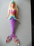 Barbie zeemeermin met verlichting, Kinderen en Baby's, Ophalen of Verzenden, Zo goed als nieuw, Barbie
