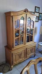 Eiken eetkamer, Huis en Inrichting, Ophalen, Gebruikt, Eind Jaren 50, 4 tot 6 stoelen