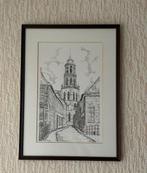 Etsen met sint gumariuskerk Lier, Ophalen