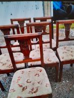 6 stoelen met kussenzit, Ophalen of Verzenden